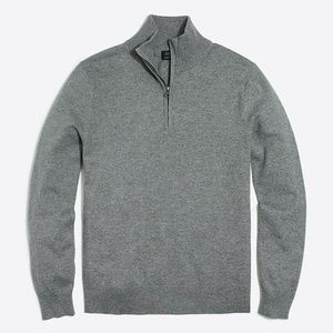 Harbor cotton half-zip sweater